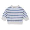 Ecru/blauw gestreepte sweater - Marroig ultramarine (stapelkorting)